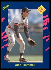 1990 Classic Blue Alan Trammell Detroit Tigers #106