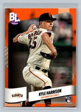 2024 Topps Big League #185 Kyle Harrison Electric Orange Rookie