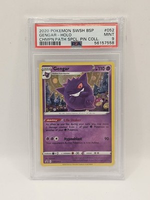 Pokemon Card Gengar SWSH052 Sword & Shield Promo Cosmos Holo ENG PSA 9