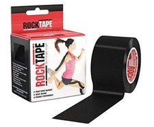 RockTape Black Athletic Tape Wraps  2" x 16.4