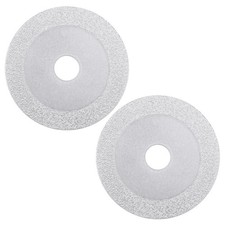 4.5" Diamant Coupe Roue Broyage Disque brique 4.6Cran Argent 2Pcs
