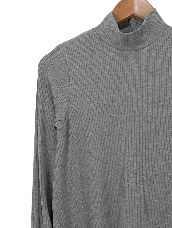 ASOS Vestido de manga larga Mujeres Vestido Talla EU 38 gris claro look casual - Imagen 3 de 4