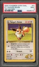 Pokemon Lt. Surge's Eevee Gym Challenge 1st Edition #51 PSA 9 Mint