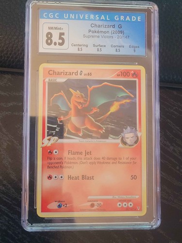Charizard G graded CGC 8.5 for sale on eBay
