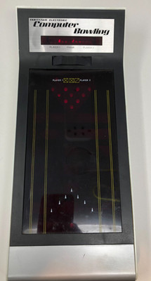 Vintage Vanity Fair Computer Bowling Electronic Handheld Game LED Tested Works