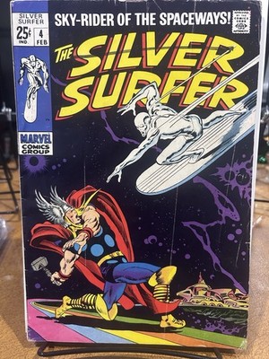 SILVER SURFER #4 (Marvel Comics, 1969)~ Solid Copy Not Pressed!