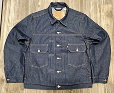 RARE Levi's x Denim Tears Type II 2 Denim Trucker Jacket Dark Wash Men's Medium