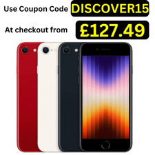 NEW Apple iPhone SE 2022 3rd Gen - 64GB - All Colours - Unlocked Smartphone - A+