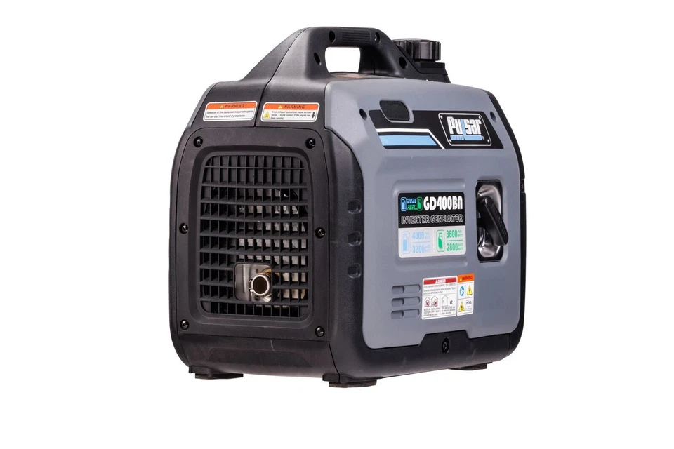 Pulsar Products 4000W Portable Super-Quiet Dual Fuel Parallel RV Ready Generator - Image 3 of 4