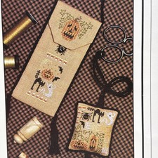 The Drawn Thread BOO! Scissors Keeper Purse Cross Stitch Chart With Beads
