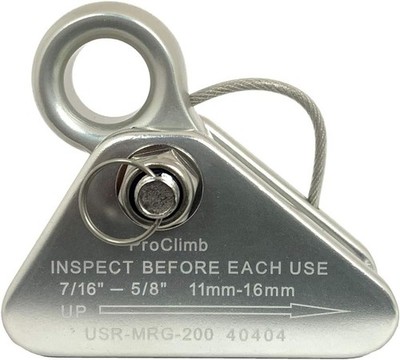 Arborist Rope Grab - Removable Cam, Fixed Bolt & Nut