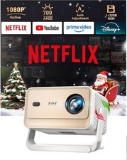 XGODY Gimbal N6 Pro [Offizielles Netflix] 4K FHD Beamer Autofokus & Whale OS