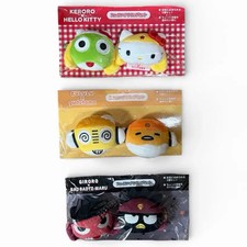 Sanrio Characters Hair Clips Set Keroro, Gurren Lagann, Hello Kitty - New