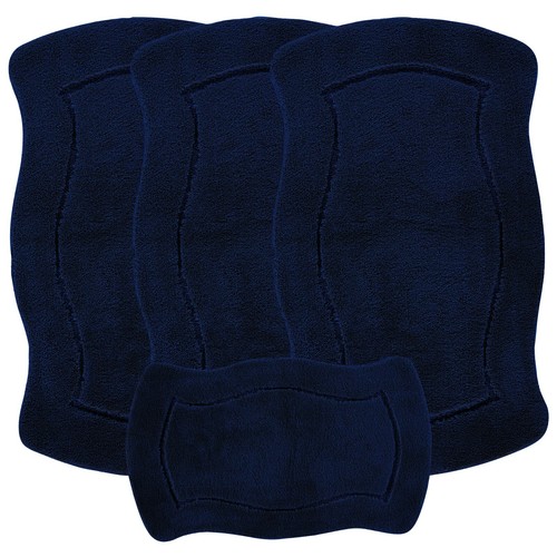 Set 4pz Tappetino Tappeto Lavabile Caravan Romany Antiallergico Antiscivolo Tourier Puffy - Foto 11 di 57