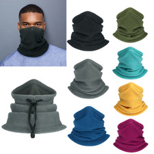 Winter Windproof Neck Warmer Gaiter Adjustable Face Mask Scarf for Outdoor Sport