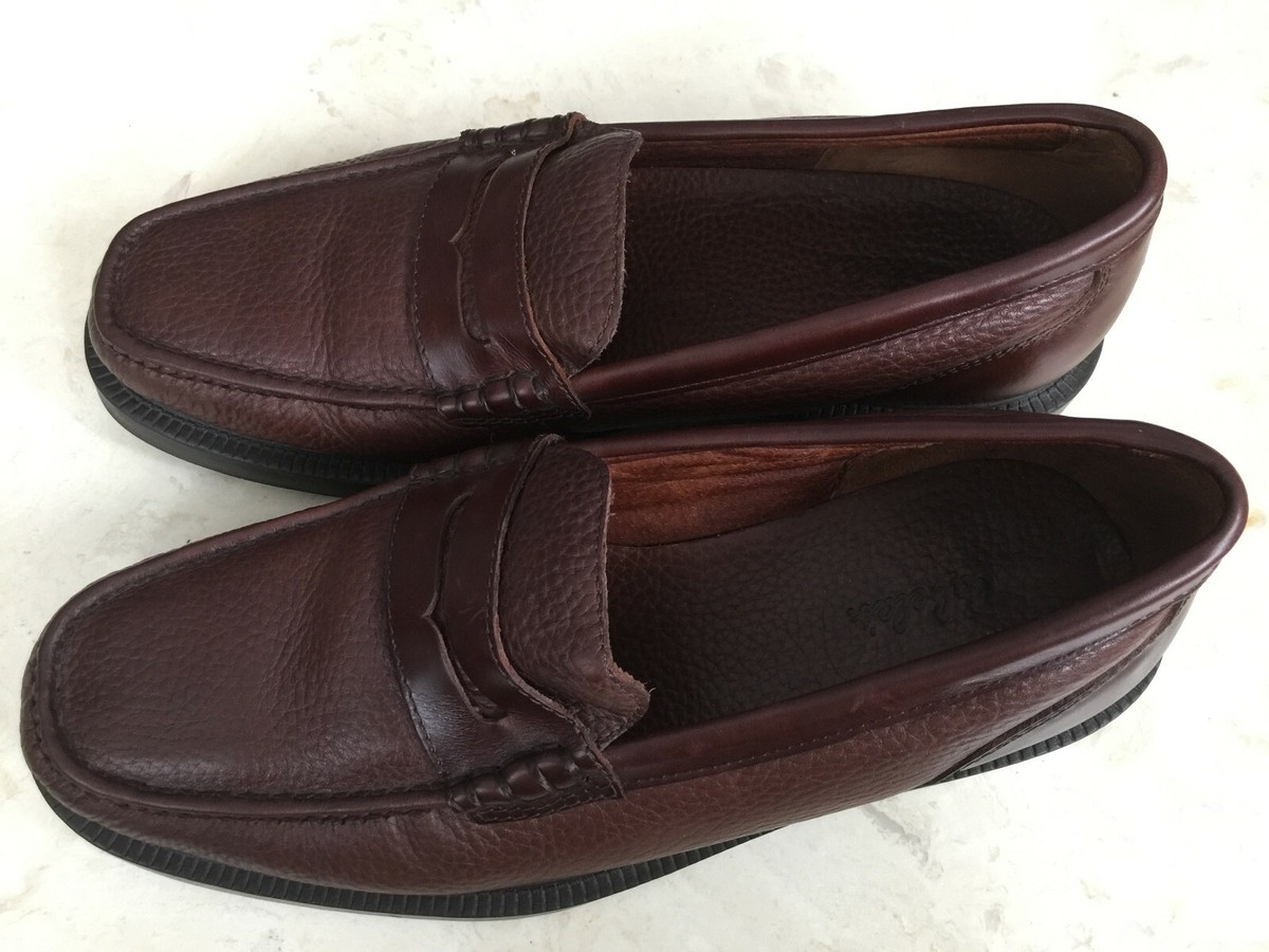 CABELAS Mens Brown Leather slip on loafers casual shoes 10 M  display picture 1