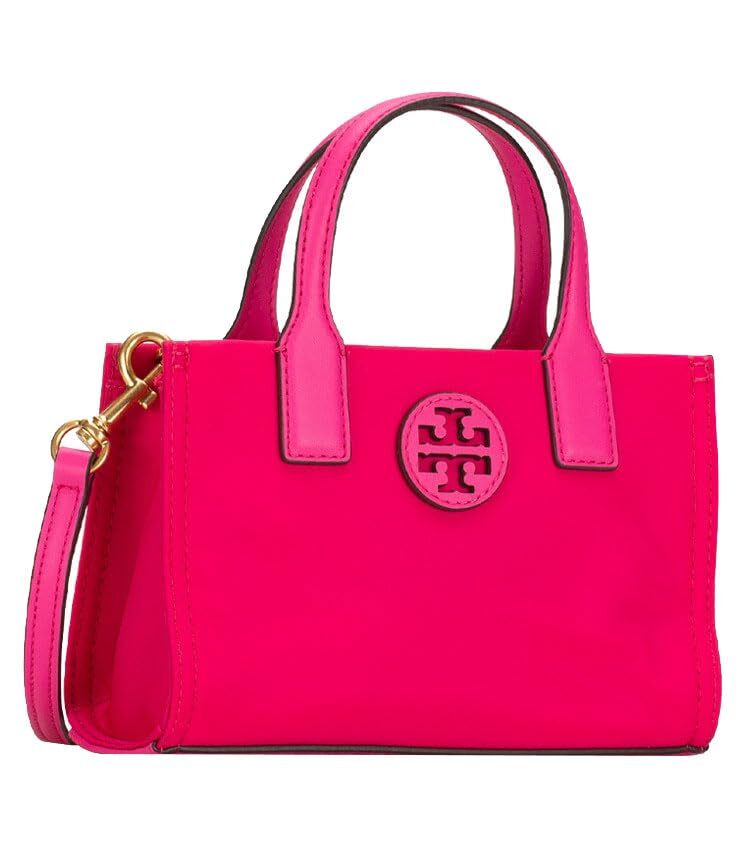 【Tory Burch】Ella Mini Tote TORY BURCH ELLA NYLON MINI TOTE 146437 694 Bright Pink | eBay