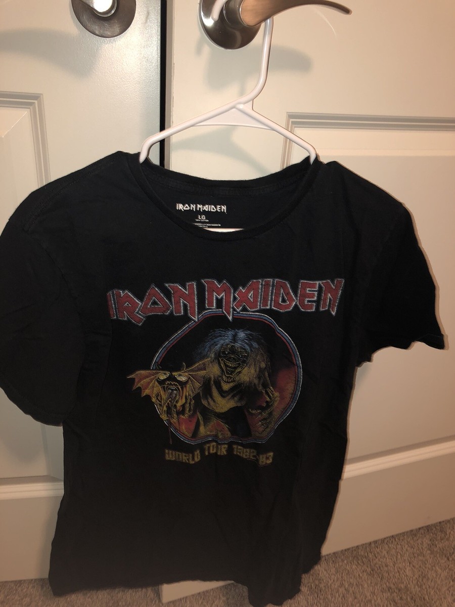 GLOBAL L Tシャツ M IRON MAIDEN SLAYER iron maiden t shirt | eBay