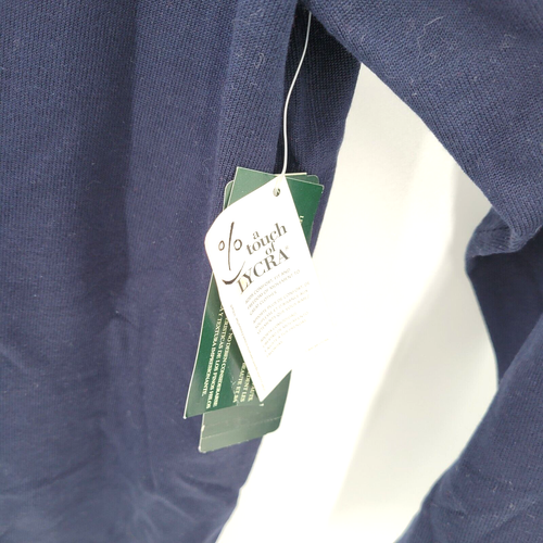 Lauren Ralph Lauren Sweater Cardigan Womens 1X Navy Blue Silk Blend Long Sleeve - Picture 3 of 4