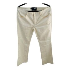 Love Moschino Women s Straight Leg Pants Cream SZ 33