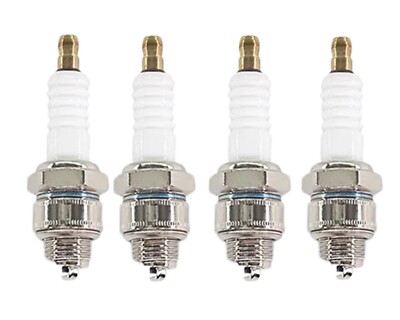4x Spark Plugs For Briggs & Stratton 675 Series 190cc Lawn Mower Engine