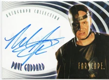 FarscapeThrough the Wormhole 2004 Auto Card A70 Paul Goddard as Stark