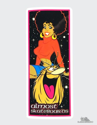 Almost x Hanna-Barbera Heritage Captain Caveman Skateboard Sticker 5.8in