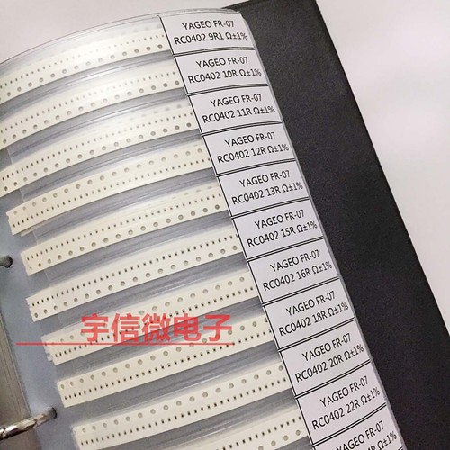 0402 Sample Book Component 1% SMD Resistors Assortment Kits 177 Values 8850pcs - Picture 3 of 8