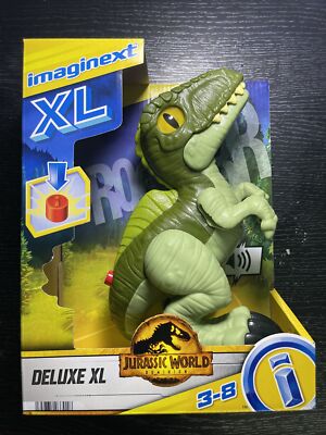 Jurassic World Deluxe Growlin' Giga XL Dino Imaginext Figure 10''