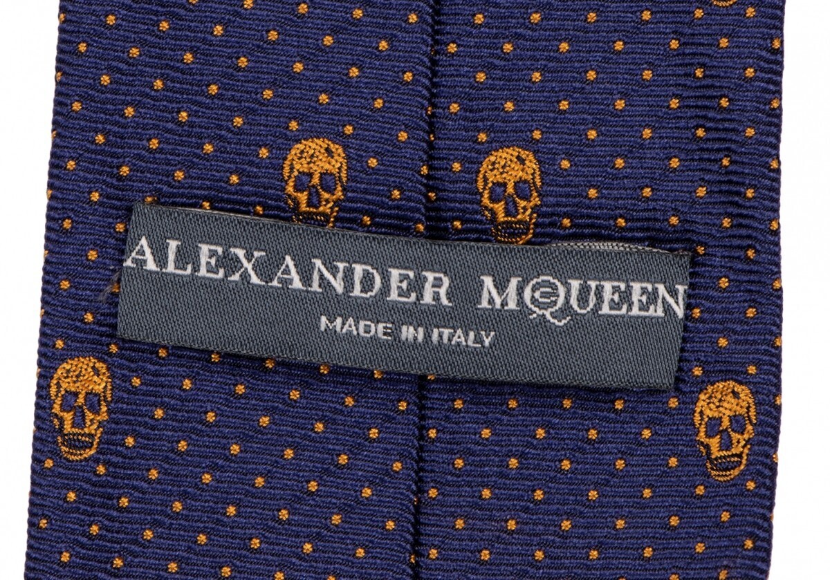 Alexander McQueen アブストラクトネクタイ ALEXANDER MCQUEEN USED Mens Silk Tie Ties Necktie Classic