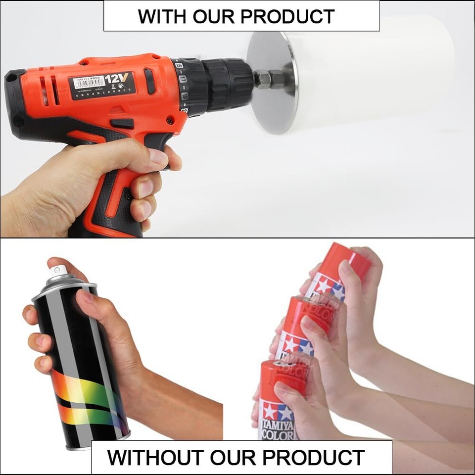 Spray Can Paint Shaker Mixer Drill Powered Electric Spray Paint