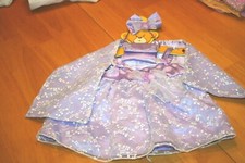 Vintage Build-A-Bear Dress Up Purple Party Dress Outfit-Used