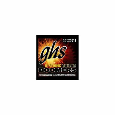GHS Boomers - GB8H - Electric Guitar String Set, 8-String, Heavy, .011-.085