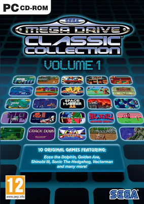 Sega Mega Drive Classic Collection Volume 1 PC DVD Computer Videospiel UK