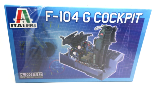 Italeri Lockheed F-104G cockpit controls Plastic Model Kit 1/12 scale 2991