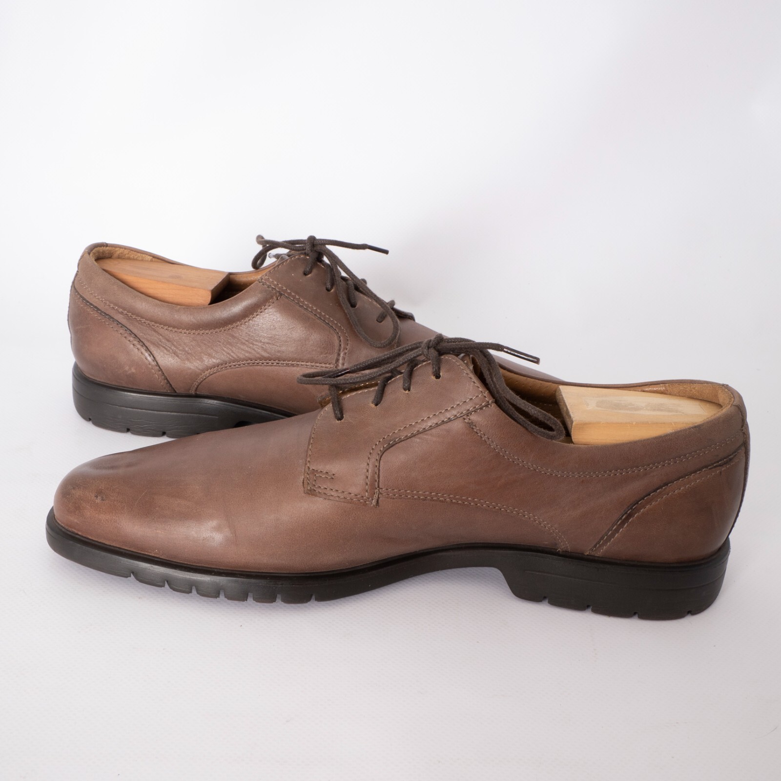 SAOLA Scarpe derby ARA da uomo casual classiche in pelle marrone US 8 UK 7 EU 41