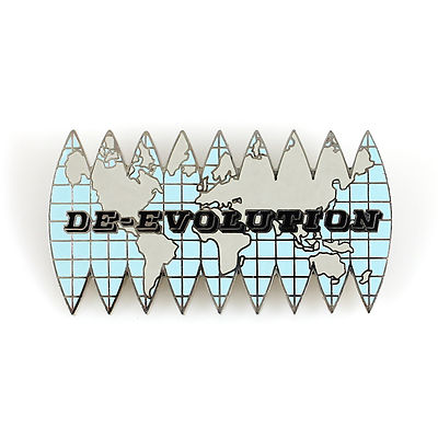 Vintage ACME Studio DEVO  De-Evolution'' Brooch by DEVO Bassist GERRY CASALE  NEW