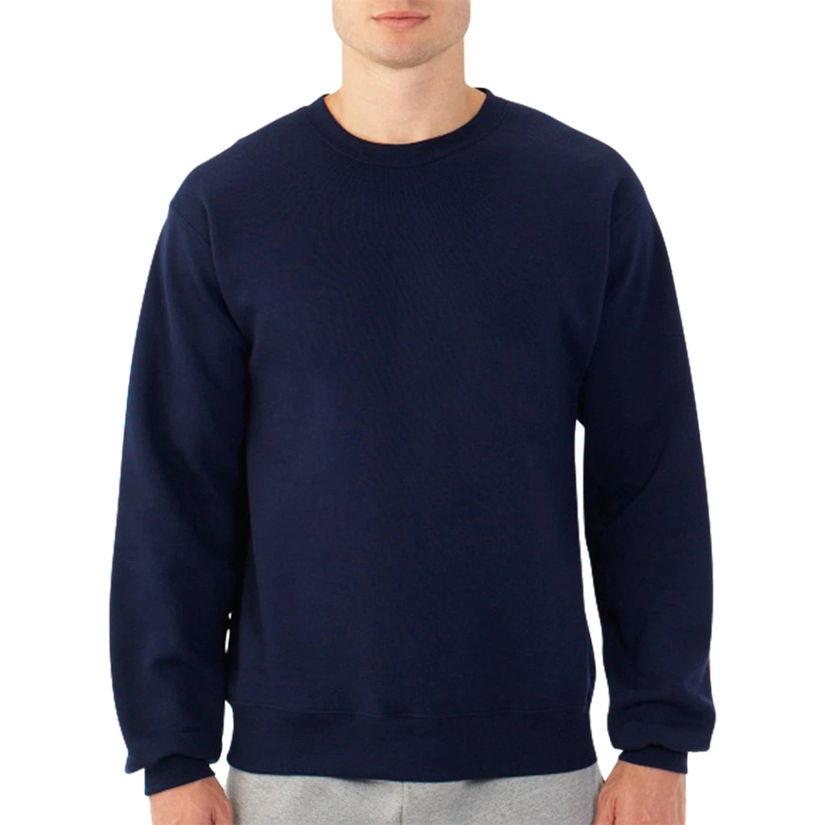 Fruit of the Loom Men s Dual Defense Crew Sweatshirt Size Medium 38 40 Navy