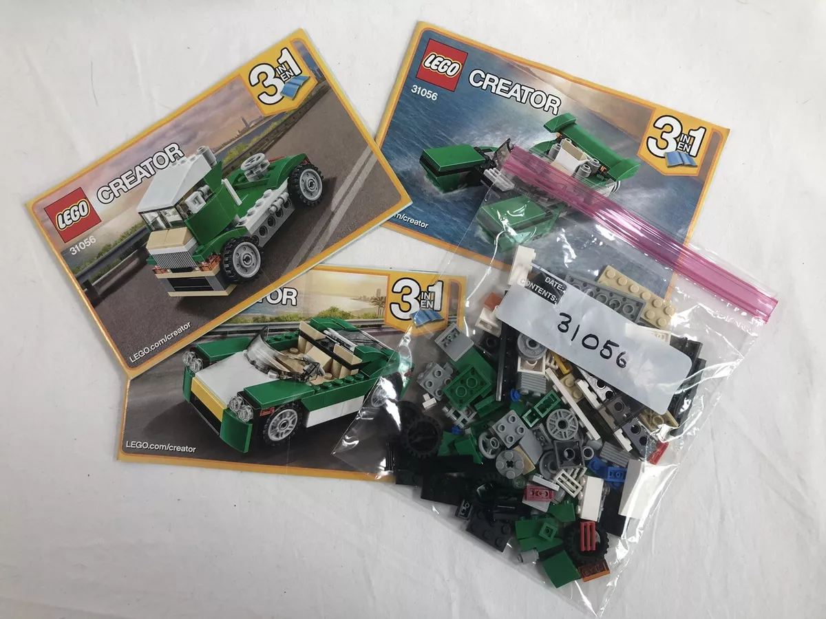 Lego Creator 3 in 1 Green Cruiser 31056 Retired 100 Complete No