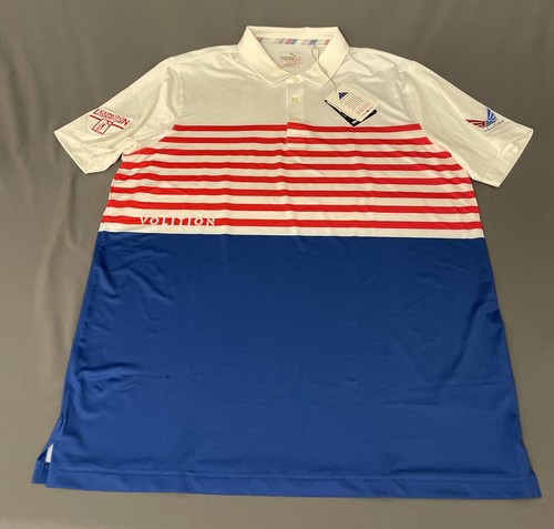 puma american flag golf shirt
