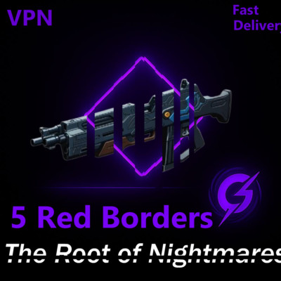 Raid Custom-5 Red Borders-RoN-Multi-Platform | eBay