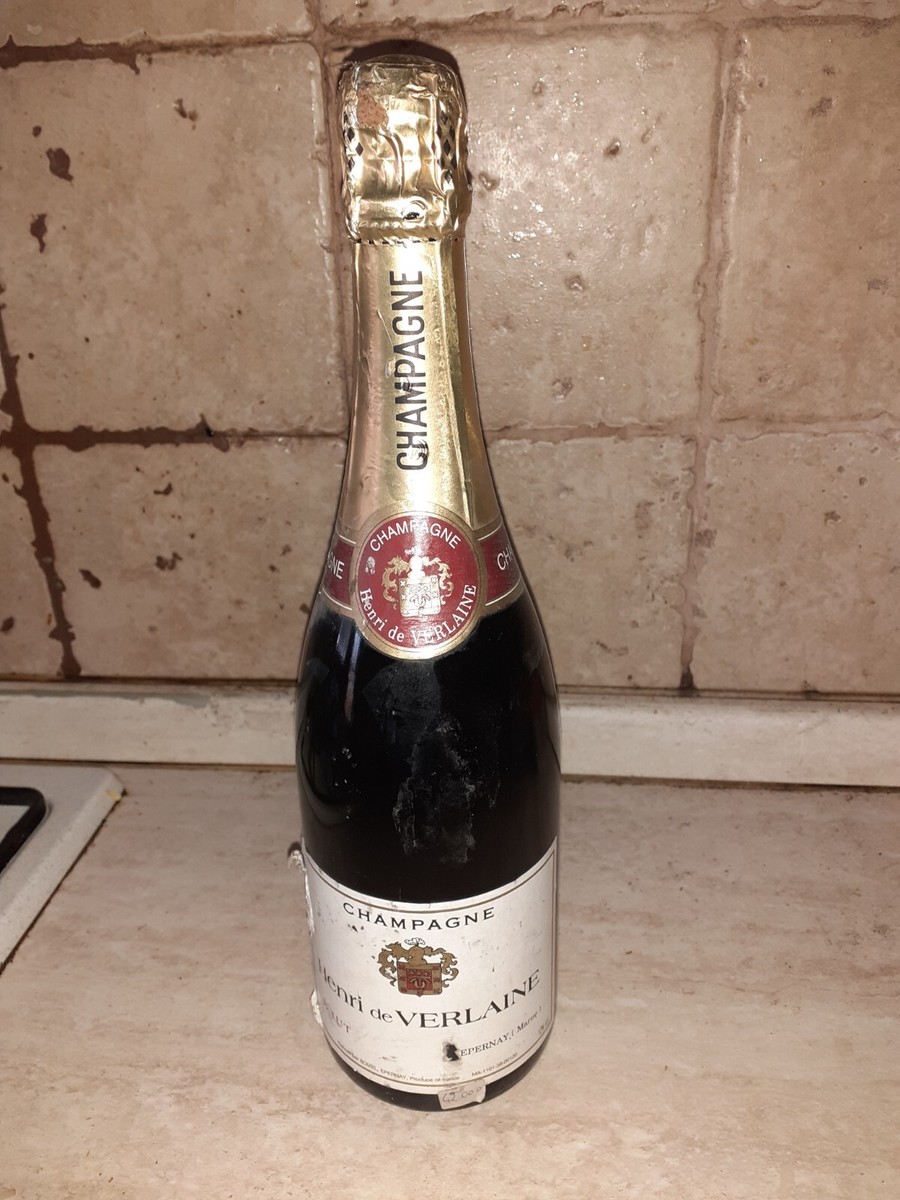 champagne brut HENRY de VERLAINE 75cl da collezione | eBay