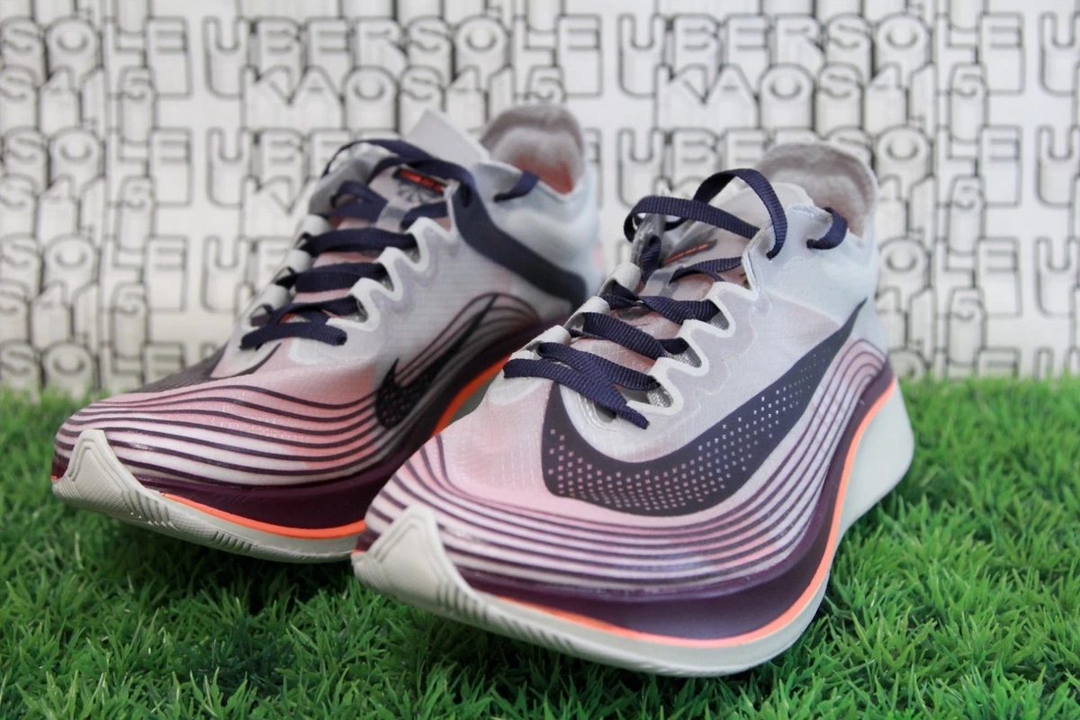 Nike zoom fly cheap off white pink ebay