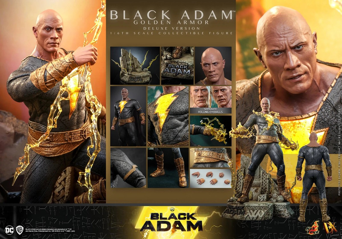 1/6 DCEU Black Adam (Gold Armor) Deluxe DX31 Hot Toys