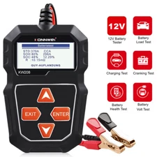 12V Battery Health Analyzer Battery Tester Load Charging Cranking System Test 