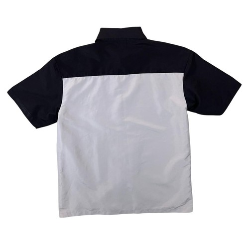 Early 00's Fishbone Hip Hop Y2K Samurai Graphic Short Sleeve Shirt Small Medium - Picture 2 of 6