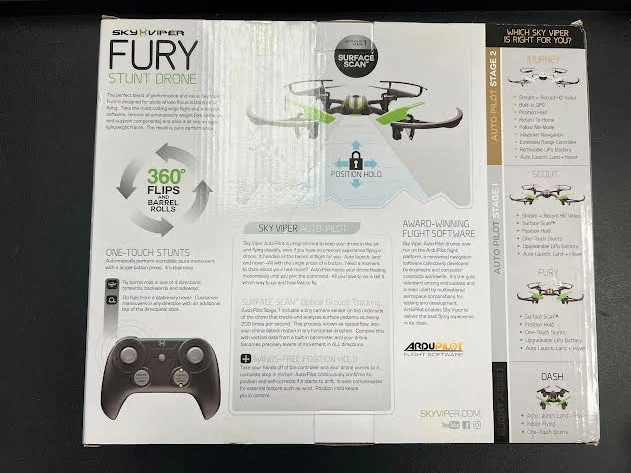 Sky Viper Fury Stunt Drone One Touch Stunts Stage 1 Remote Control - Image 4 of 4