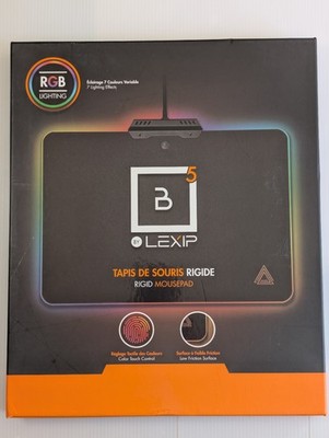 Lexip Gaming Mouse Pad RGB (LMDDB51837) - Rigid w/ Metal Frame | 7 Color Setting