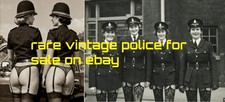 Photo A4 Britsh Police Women x 6 Vintage Style Sexy Cute Stockings Photograph