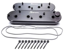 HOLLEY 890014B Sniper Fabricated Valve Covers for GM LS-Series
